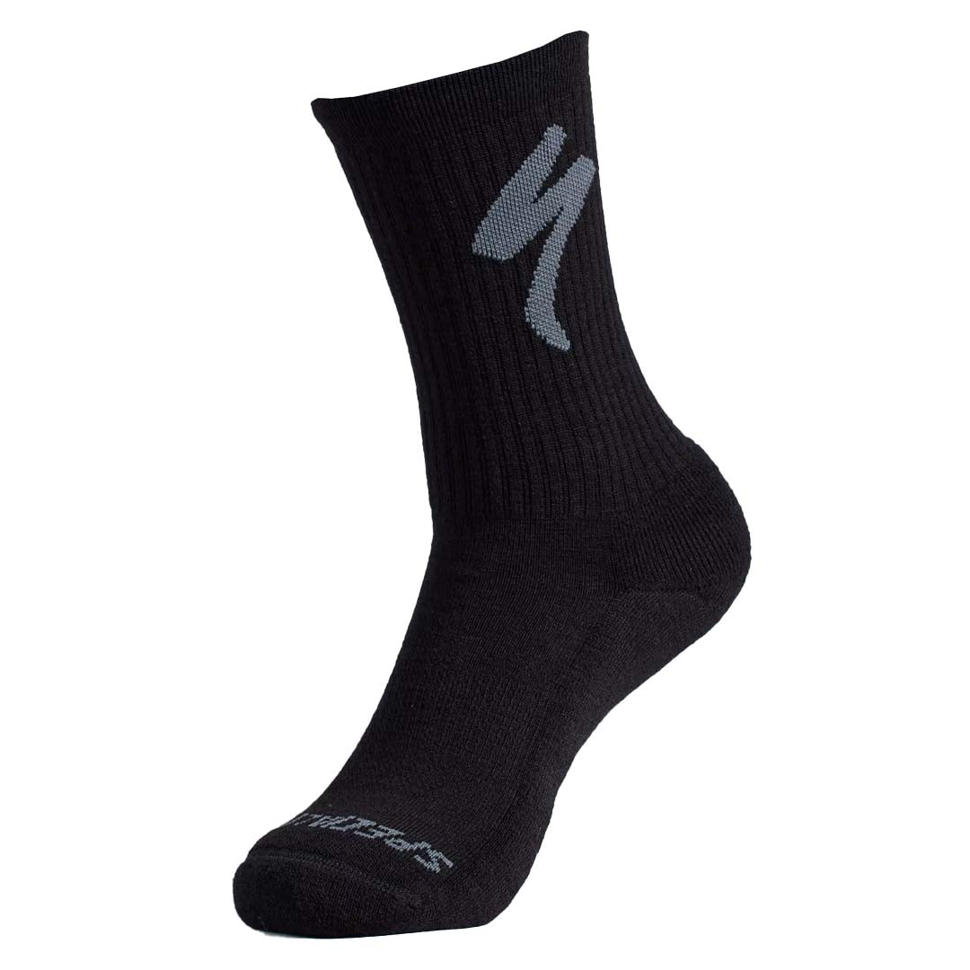 Specialized Specialized Merino Midweight Tall Logo Socks Black / S