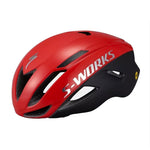 Specialized Specialized S-Works Evade Helmet with ANGi Satin/Gloss Flo Red/Chrome / S