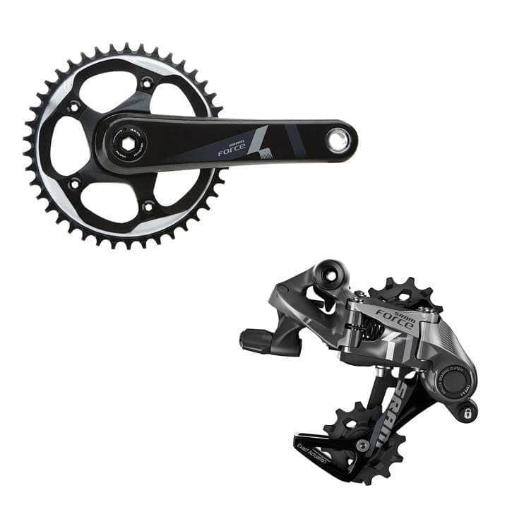 SRAM SRAM Force 1 Kit 172.5/GXP, Med Cage, No chain/cass