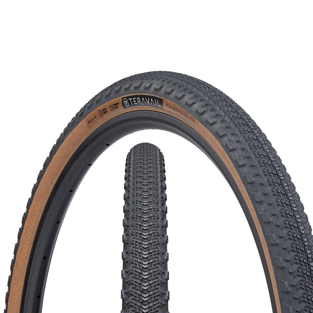 Teravail Teravail Cannonball Tubeless Tire Tan Light and Supple / 700c x 42mm