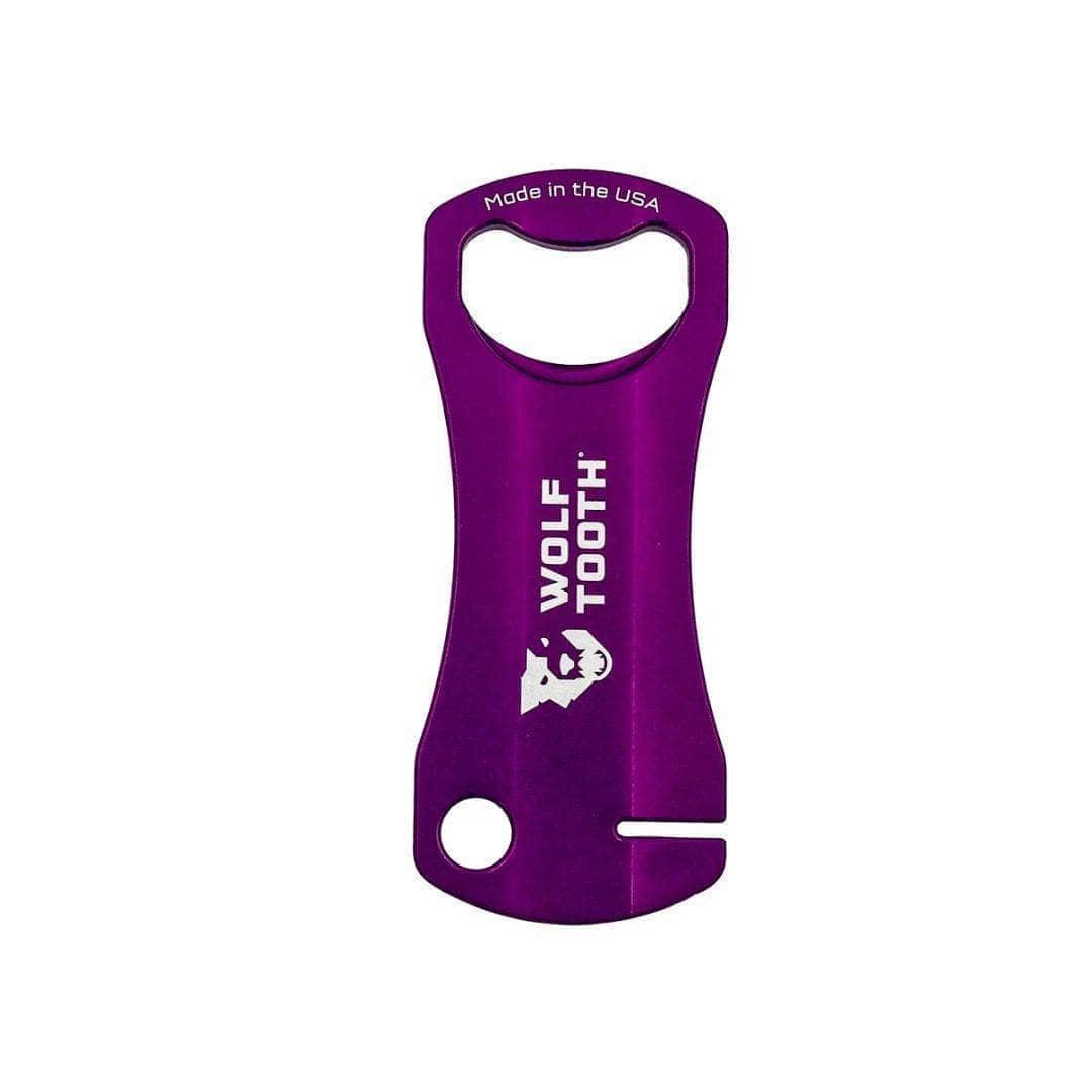 Wolf Tooth Components Wolf Tooth Components Bottle Opener With Rotor Truing Tool Purple